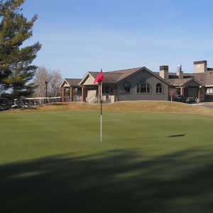 West Branch CC: #9 & clubhouse
