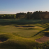 Aerial view of the 9th green at Eagle Glen Golf Course.