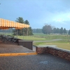 A view of the practice putting green from terrace at Serradella Course from Lakewood Shores Resort