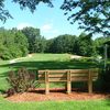 A view of a hole and fairway at Lincoln Golf Club