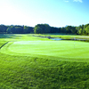 A view of green with water coming into play at Candlestone Inn Golf & Resort.