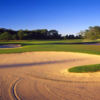 A view of bunkers at Diamond Springs Golf Course