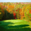 A fall view of green at Grandview Golf Club