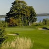 A view of green #7 at Torch Golf Course from A-Ga-Ming Golf Club