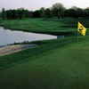 A view of a green with water coming into play at Oak Ridge Golf Club (Joe Wilssens Photography, Inc.)