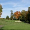 A fall view of a green at Fox Classic from Fox Hills Country Club