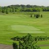 A view of a tee at Golden Fox Course from Fox Hills Golf Center