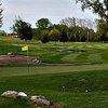 A view of a hole at Gauss Green Valley