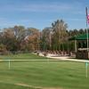 A view of the practice putting green at Ella Sharp Park Golf Course