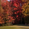A fall view of green at Currie Golf Course