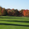 A fall view of hole #14 at Sandy Ridge Golf Course