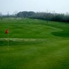 A view of the 3rd green at Sandy Ridge Golf Course