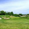 A view of the 13th green from fairway at Crown Golf Course