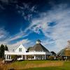 A view of the clubhouse at Orchards Golf Club