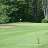 A view of green protected by bunkers at Wheatfield Valley Golf Club