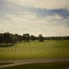 A view of the driving range at Fieldstone Golf Club of Auburn Hills