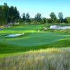 A view of the 16th green at Harbor Shores