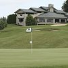 A view of the clubhouse at Whispering Pines Golf Club