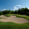 A view of hole #7 protected by bunker at Thousand Oaks Golf Club