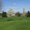 White and blue tees at Ridgeview Golf Course