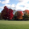 A fall view of a green at West Branch Country Club
