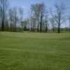 A view of green #6 at White Oaks Golf Course