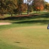 A fall view of a green at Riverside Golf Club & Banquet Center