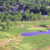 Aerial view of holes #2 and #5 at Holiday Meadows Golf Course