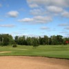 A view of a green protected by a collection of sand traps at Green Briar Golf Course (Oberdick Photography)