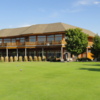 A view of the clubhouse at Solitude Links Golf Course & Banquet Center
