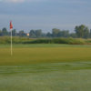 A view of a green from Hawk Meadows at Dama Farms Golf Club