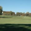 A view of a green at Fox Creek Golf Course