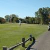 A view of a tee at Fox Creek Golf Course
