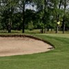 A view of a hole with a bunker on the left side at Gold from Winding Creek Golf Course