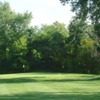 A sunny day view of a green at Whiteford Valley Golf Club