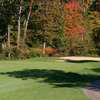 An autumn view of the 16th hole at Gull Lake View Golf Club and Resort - Bedford Valley Course