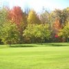 A sunny view of hole #11 at Wicker Hills Golf Course