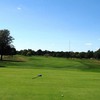 A view of green #9 at Rackham Golf Course