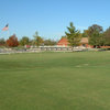 A view of clubhouse and golf carts at Richmond Forest Golf Club