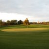 A view of green #9 at College Fields Golf Club
