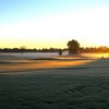 A view of the putting green at College Fields Golf Club