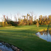 A green view surrounded by water at Tanglewood - The Lion Golf Club - South Course