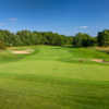 Looking back from the 1st green from the Stonehedge North Course at Gull Lake View Golf Club and Resort