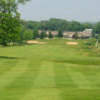 View of the 12th fairway and green at Gleneagle Golf Club 