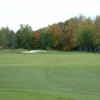 View of a bunkered green at Richmond Forest Golf Club