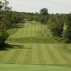 A view of the 3rd green at Mystic Creek Golf Club - Woods Course