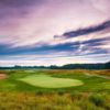 A view of the 16th green at HawksHead Links Golf Course