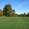 A fall view from a tee at Crystal View Golf Course