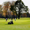 A view of a green at Hickory Hills Golf Course