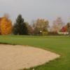 A fall view of a hole at Grand Prairie Golf Course